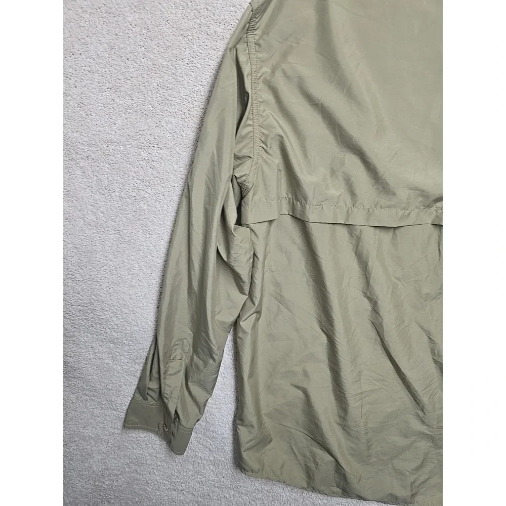 The North Face Nylon Mens Light‎ Weight Button Down Fishing Shirt XL